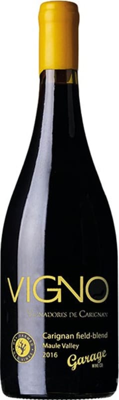 Garage Wine Co. Vigno Carignan 2016 Front Bottle Shot