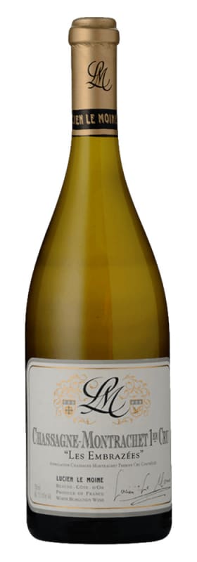 Lucien Le Moine Chassagne-Montrachet Embrazees Premier Cru 2022 Front Bottle Shot