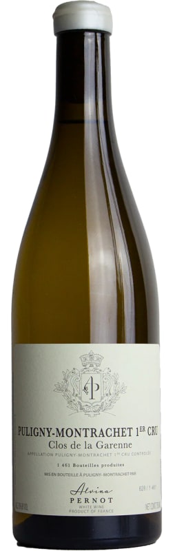 Alvina Pernot Puligny Montrachet Clos de la Garenne Premier Cru 2024 Front Bottle Shot