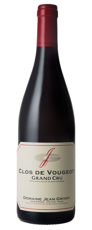 Domaine Jean Grivot Clos de Vougeot Grand Cru 2018 Front Bottle Shot