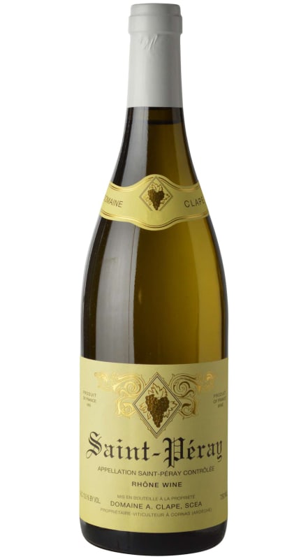 Auguste Clape Saint Peray Blanc 2018 Front Bottle Shot