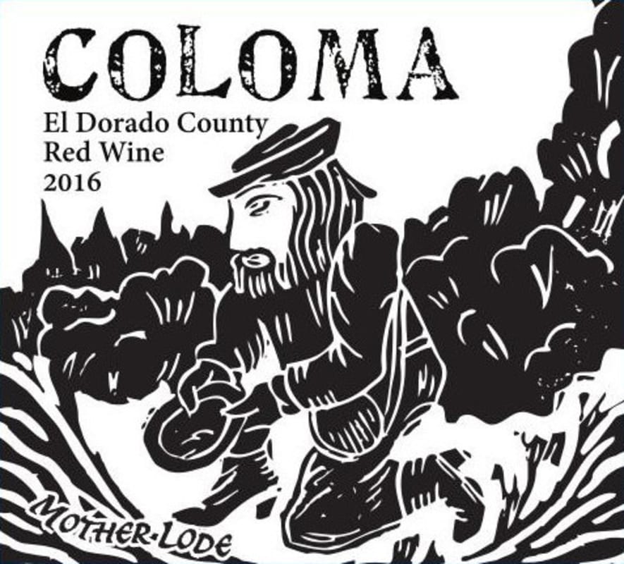 Jarvis Tomei Coloma Mother Lode 2016 Front Label