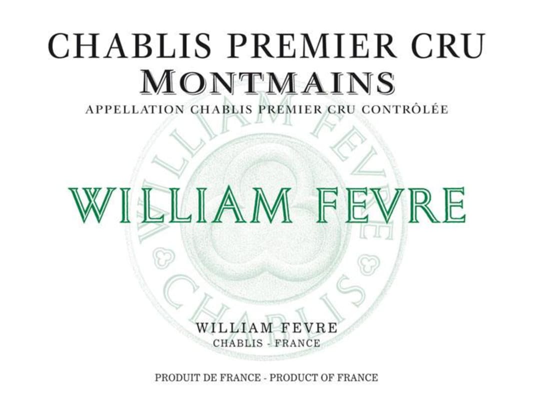 William Fevre Chablis Montmains Premier Cru (375ML half-bottle) 2018 Front Label