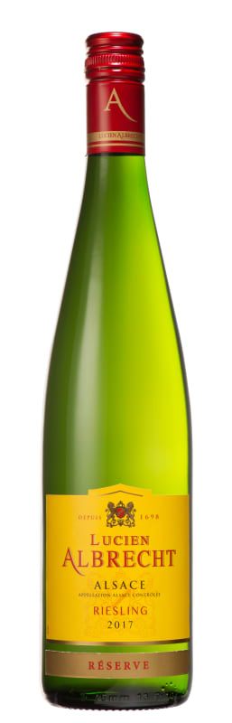 Lucien Albrecht Reserve Riesling 2017 Front Bottle Shot