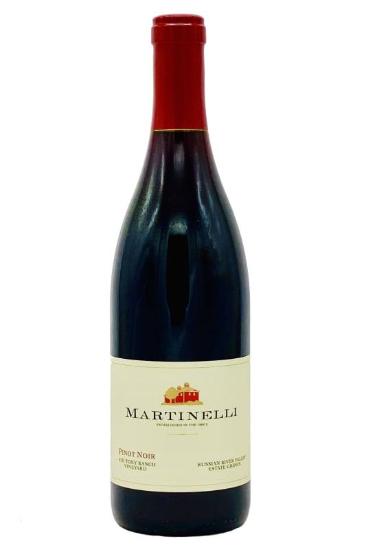 Martinelli Zio Tony Ranch Pinot Noir 2010 Front Bottle Shot