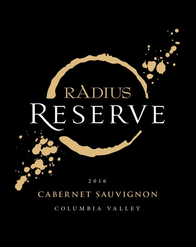 Radius Reserve Cabernet Sauvignon 2016 Front Label
