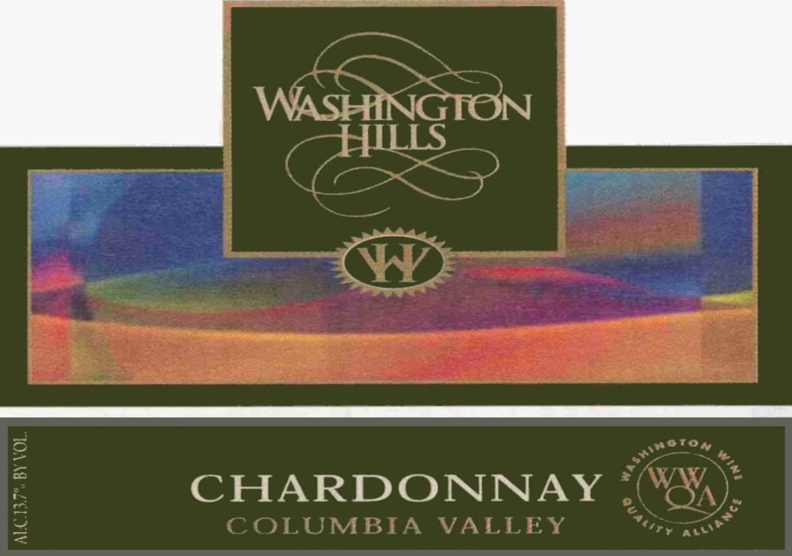 Washington Hills Chardonnay 2004 Front Label