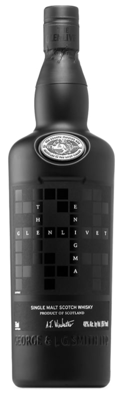 Glenlivet Enigma Single Malt Scotch Whisky Front Bottle Shot