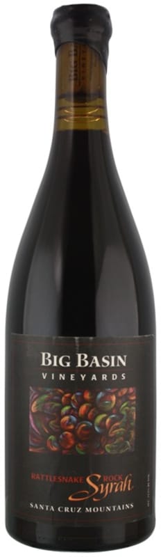Big Basin Rattlesnake Rock Syrah 2002 Front Bottle Shot