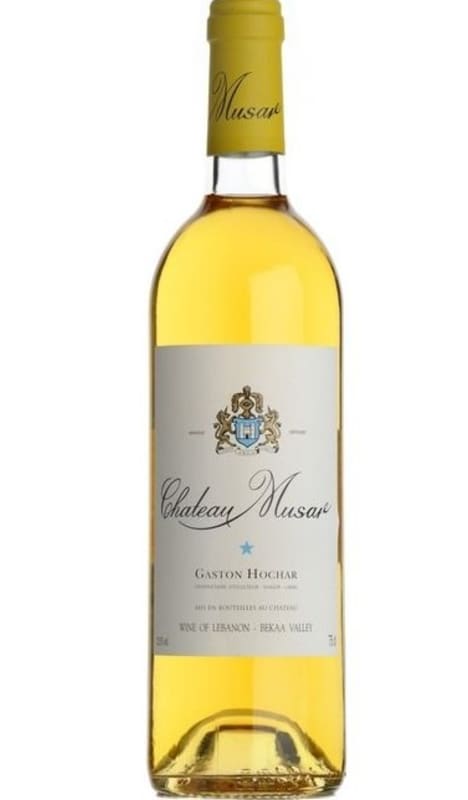 Chateau Musar Lebanon Blanc 2010 Front Bottle Shot