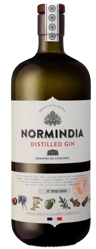 Normindia Distilled Gin Front Bottle Shot