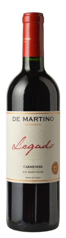 De Martino Legado Carmenere 2019 Front Bottle Shot