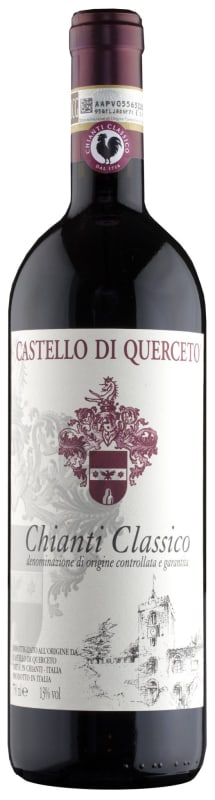 Castello di Querceto Chianti Classico 2014 Front Bottle Shot