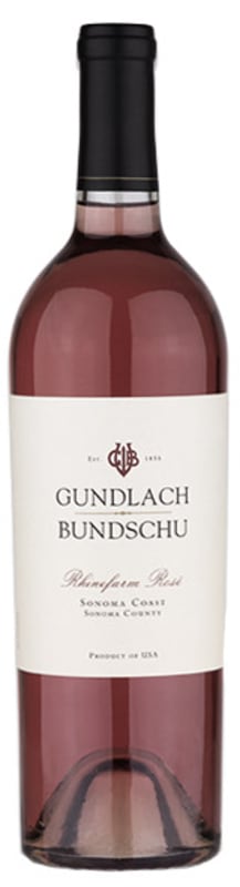 Gundlach Bundschu Rhinefarm Estate Rose 2017 Front Bottle Shot
