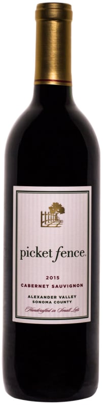 Picket Fence Alexander Valley Cabernet Sauvignon 2015 Front Bottle Shot