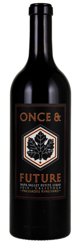 Once & Future Palisades Vineyard Petite Sirah 2015 Front Bottle Shot