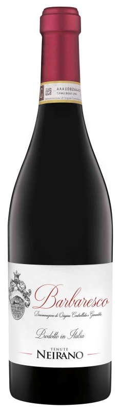 Tenute Neirano Barbaresco 2022 Front Bottle Shot