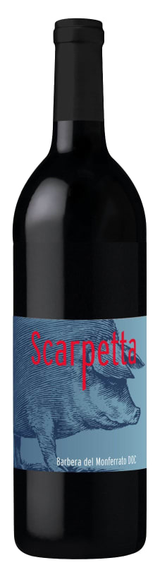 Scarpetta Barbera del Monferrato 2018 Front Bottle Shot
