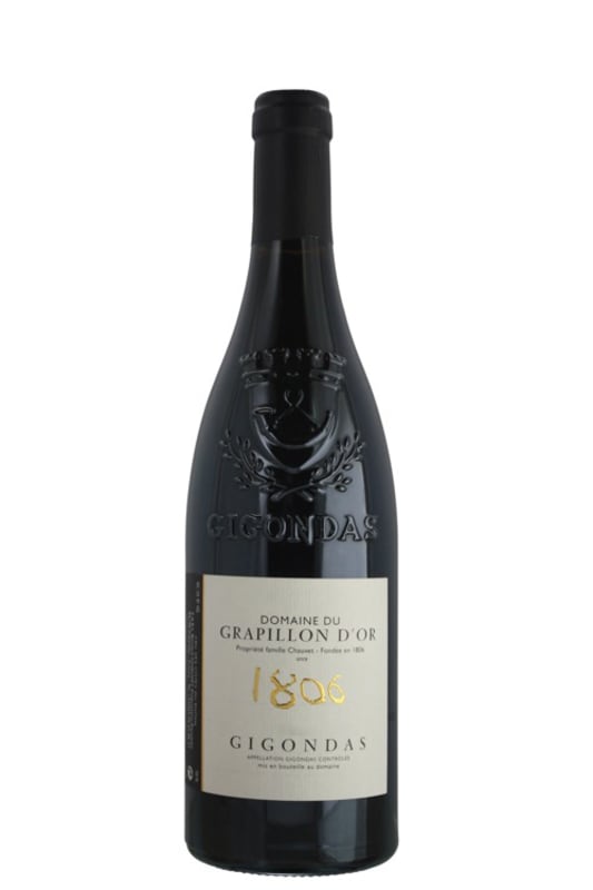 Domaine du Grapillon d'Or Gigondas 2016 Front Bottle Shot