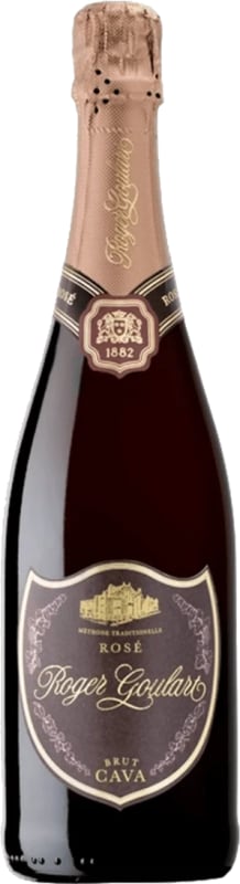 Roger Goulart Millesime Brut Rose Cava 2021 Front Bottle Shot
