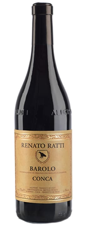 Renato Ratti Barolo Conca 2018 Front Bottle Shot