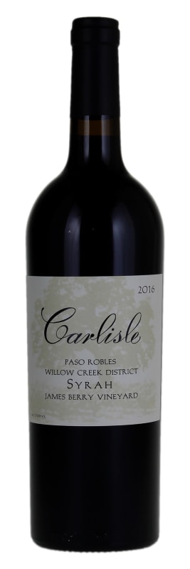 Carlisle James Berry Syrah 2016 Front Bottle Shot