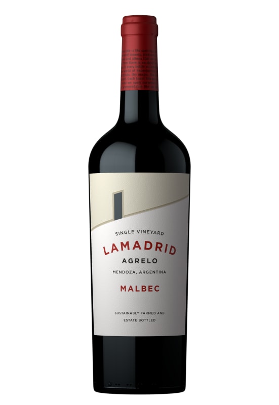 Lamadrid Single Vineyard Malbec 2020 Front Bottle Shot