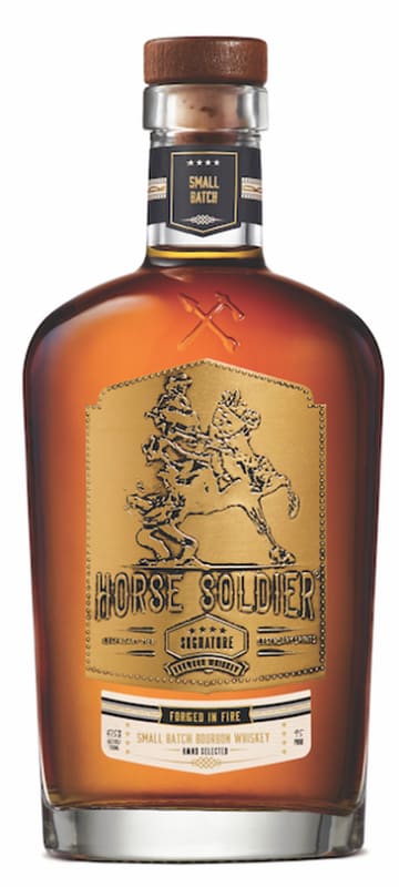 Horse Soldier Small Batch Bourbon Whiskey Front Bottle Shot