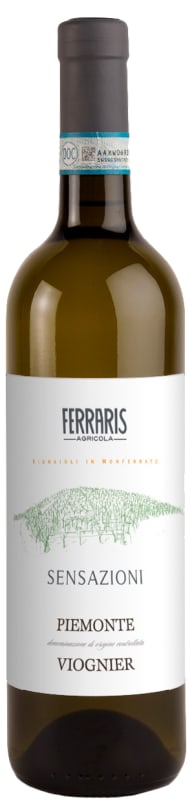 Ferraris Monferrato Sensazioni Viognier 2022 Front Bottle Shot