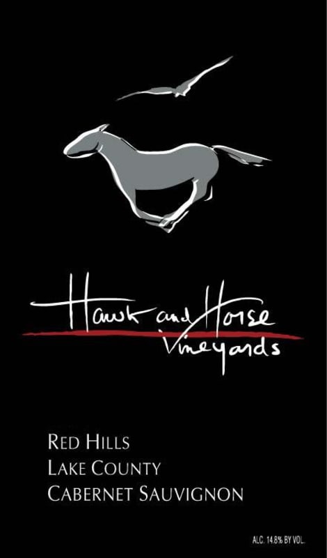 Hawk and Horse Vineyards Cabernet Sauvignon 2012 Front Label