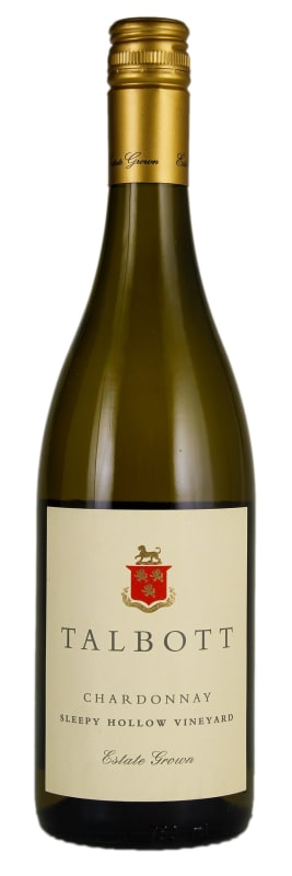 Talbott Sleepy Hollow Chardonnay 2018 Front Bottle Shot
