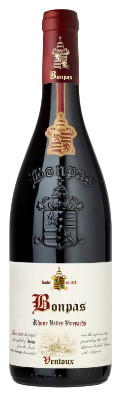 Bonpas Ventoux 2015 Front Bottle Shot