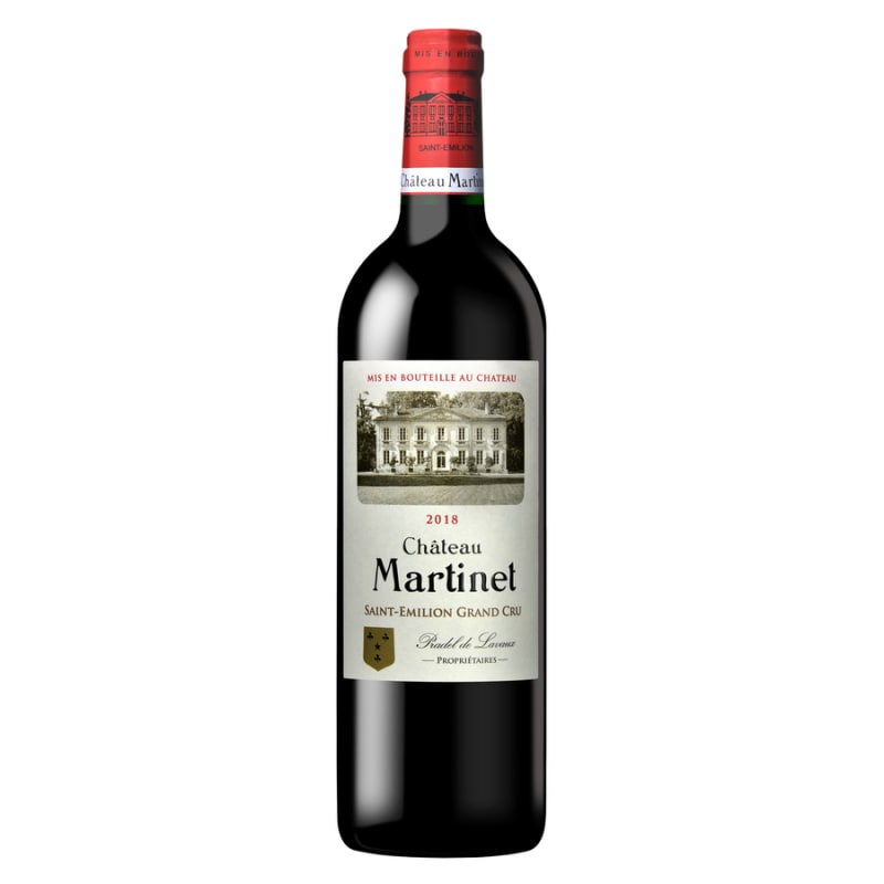 Chateau Martinet 2018 Front Bottle Shot