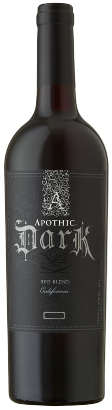 Apothic Dark Red Blend 2015 Front Bottle Shot