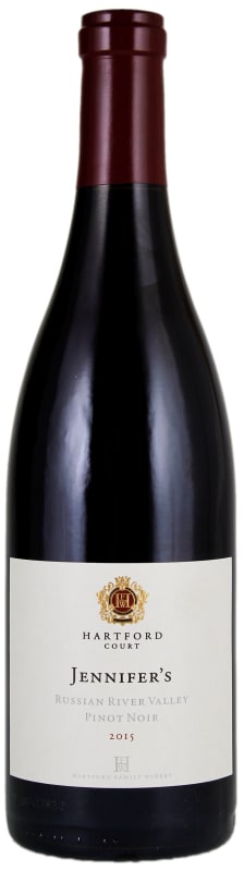 Hartford Court Jennifer's Pinot Noir 2015 Front Bottle Shot