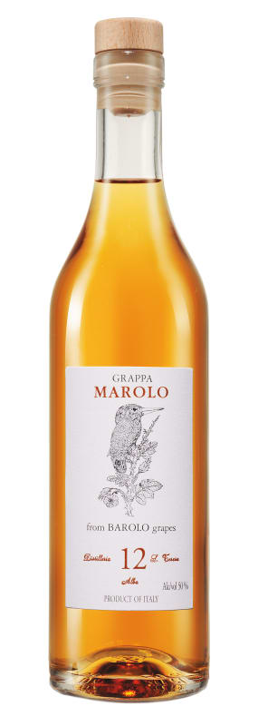 Marolo 12 Year Grappa di Barolo Front Bottle Shot