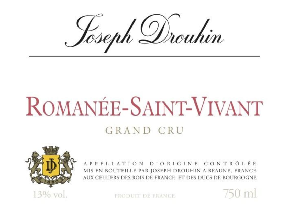 Joseph Drouhin Romanee-Saint-Vivant Grand Cru 1995 Front Label