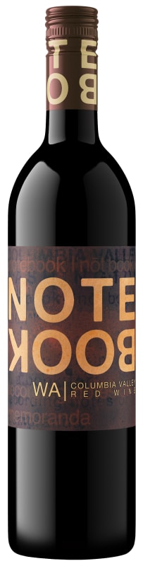 J. Bookwalter Notebook Red 2021 Front Bottle Shot