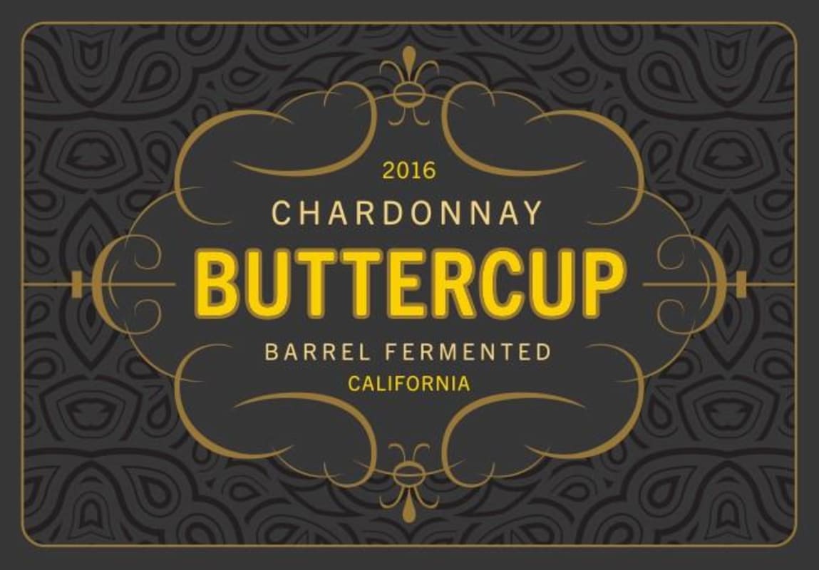 Buttercup Chardonnay 2016 Front Label