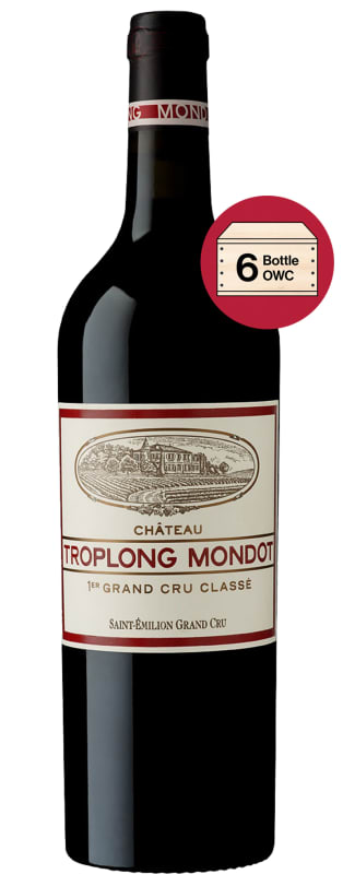 Chateau Troplong Mondot (6 Bottles in OWC) 2018 Front Bottle Shot