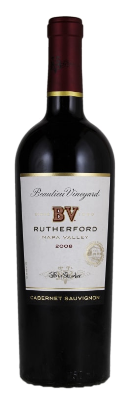 Beaulieu Vineyard Rutherford Cabernet Sauvignon 2008 Front Bottle Shot