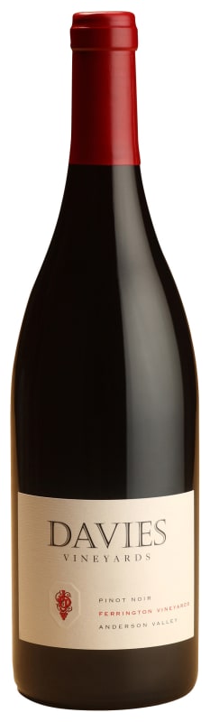 Davies Ferrington Vineyards Pinot Noir 2015 Front Bottle Shot