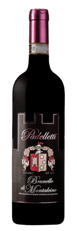 Padelletti Brunello di Montalcino 2020 Front Bottle Shot