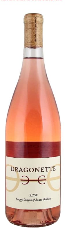 Dragonette Cellars Happy Canyon Rose 2019 Front Bottle Shot