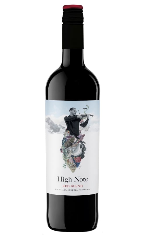 High Note Red Blend 2020 Front Bottle Shot