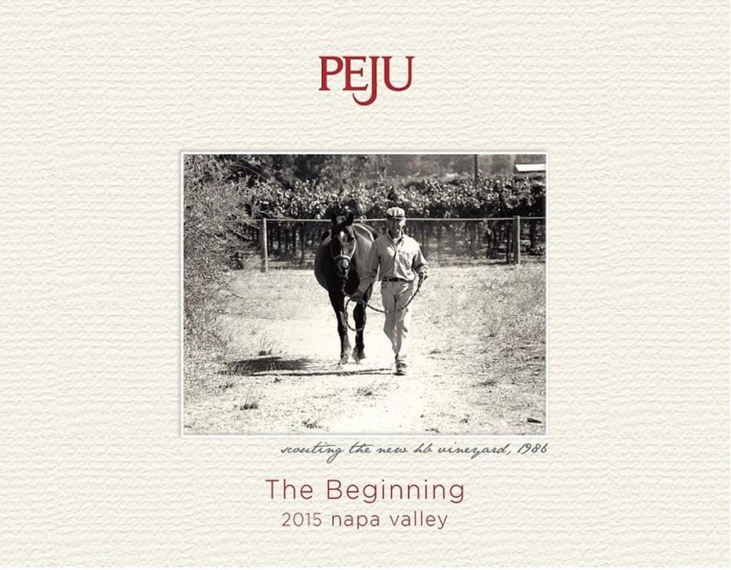 Peju Winery The Beginning 2015 Front Label