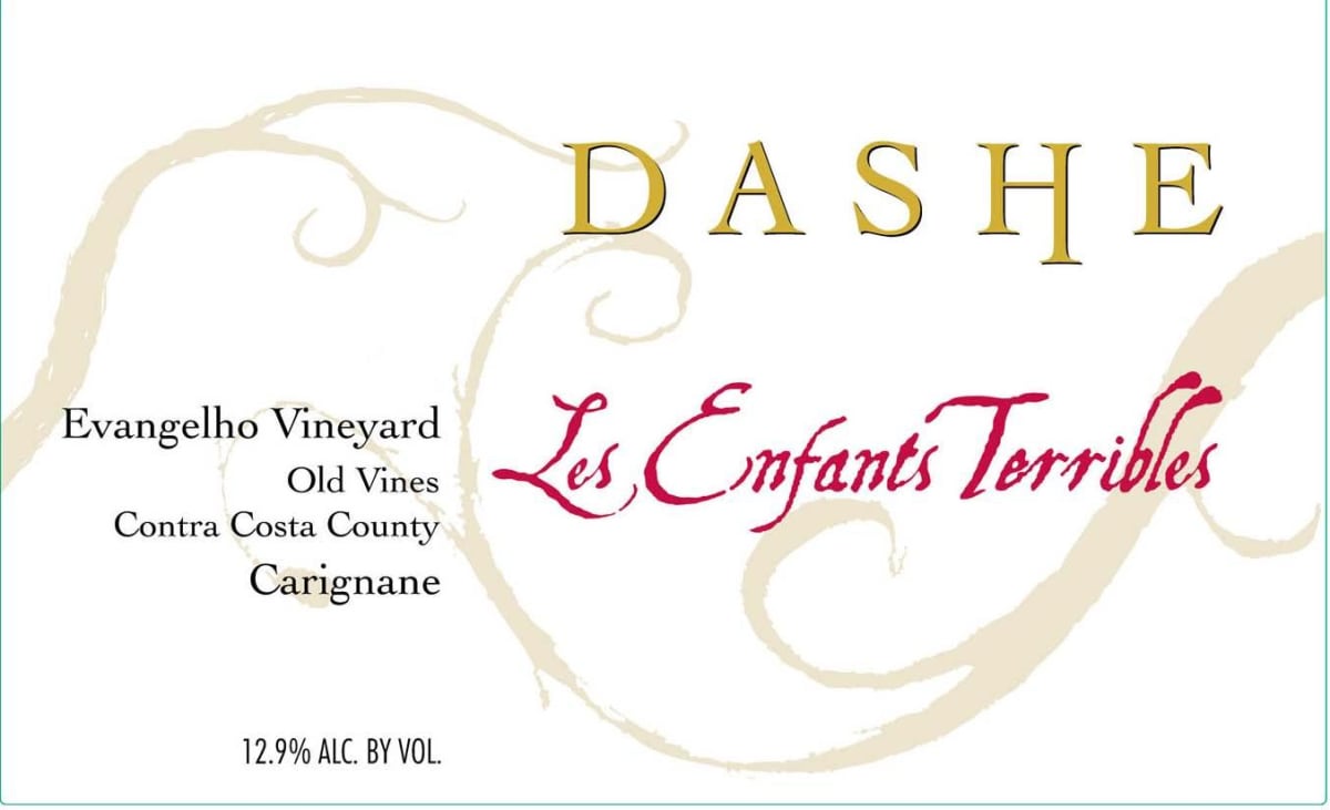 Dashe Evangelho Vineyard Les Enfants Terribles Old Vines Carignane 2016 Front Label