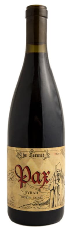 Pax The Hermit Syrah 2014 Front Bottle Shot