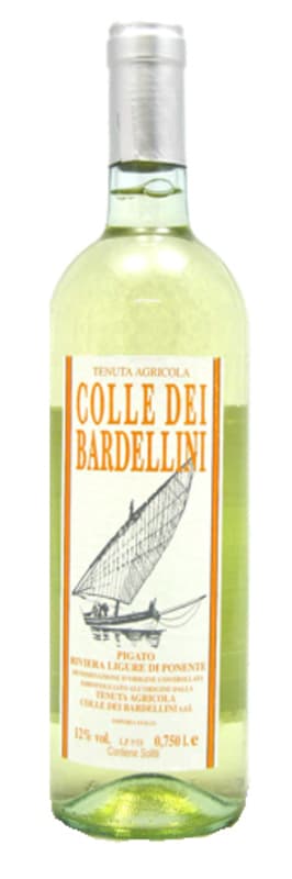 Colle dei Bardellini Pigato 2018 Front Bottle Shot