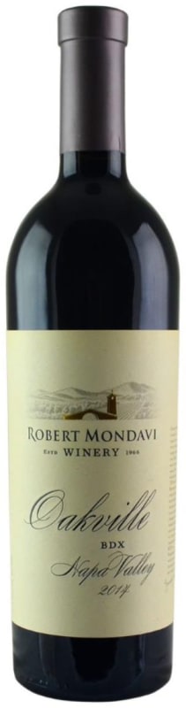 Robert Mondavi Oakville BDX Red Blend 2014 Front Bottle Shot